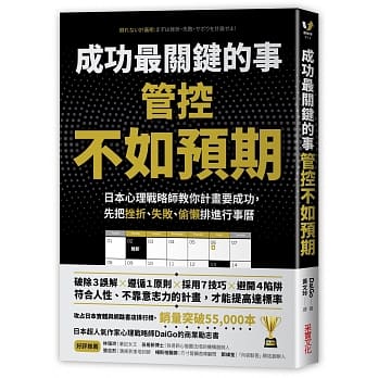 成功最關鍵的事：管控「不如預期」